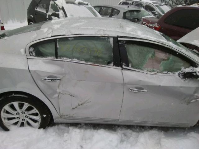 1G4GB5G35EF112654 - 2014 BUICK LACROSSE SILVER photo 9