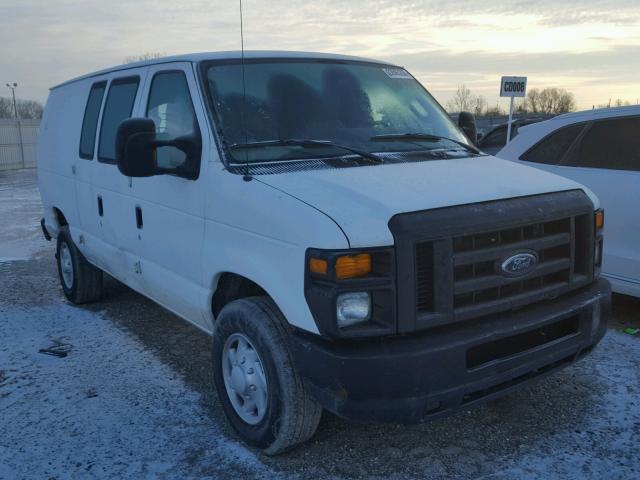 1FTNE2EWXBDA25659 - 2011 FORD ECONOLINE WHITE photo 1