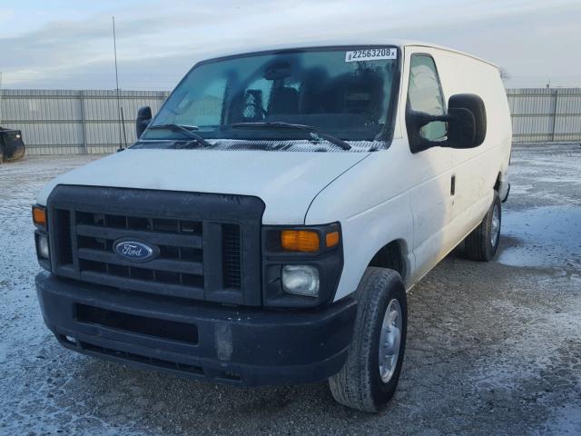 1FTNE2EWXBDA25659 - 2011 FORD ECONOLINE WHITE photo 2