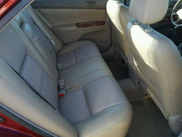 JTDBE32KX20055746 - 2002 TOYOTA CAMRY LE წითელი ფოტო 6
