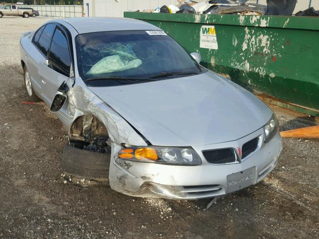 1G2HX54K724210912 - 2002 PONTIAC BONNEVILLE SILVER photo 1