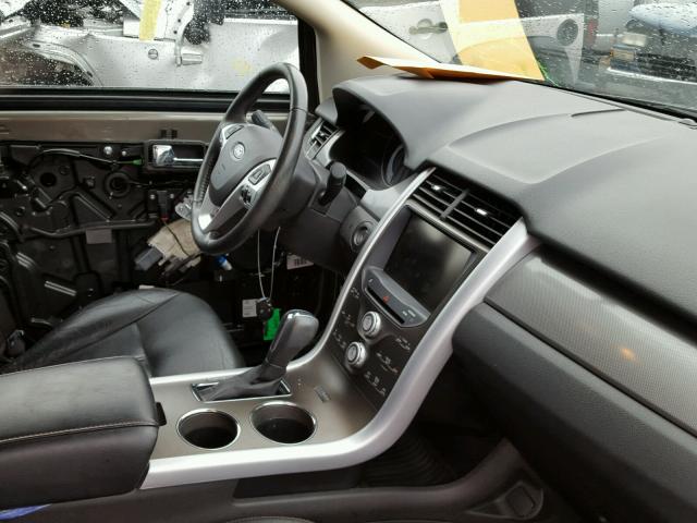 2FMDK4JC1DBA64527 - 2013 FORD EDGE SEL GRAY photo 9