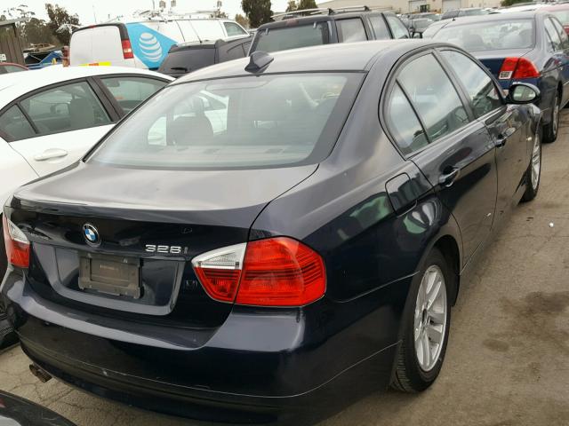 WBAVC53537FZ70737 - 2007 BMW 328 I SULE BLUE photo 4