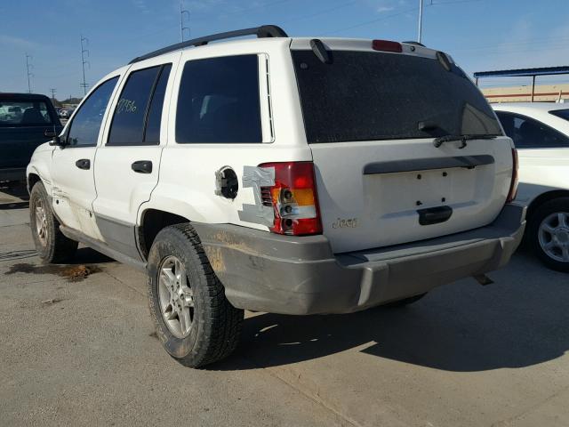 1J4GX48S82C301599 - 2002 JEEP GRAND CHER WHITE photo 3