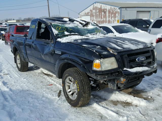 1FTYR44E57PA43241 - 2007 FORD RANGER SUP BLACK photo 1