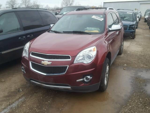 2CNALFEC6B6429005 - 2011 CHEVROLET EQUINOX LT MAROON photo 2