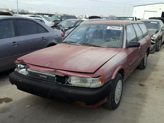 JT2SV21WXK0295998 - 1989 TOYOTA CAMRY DLX MAROON photo 2