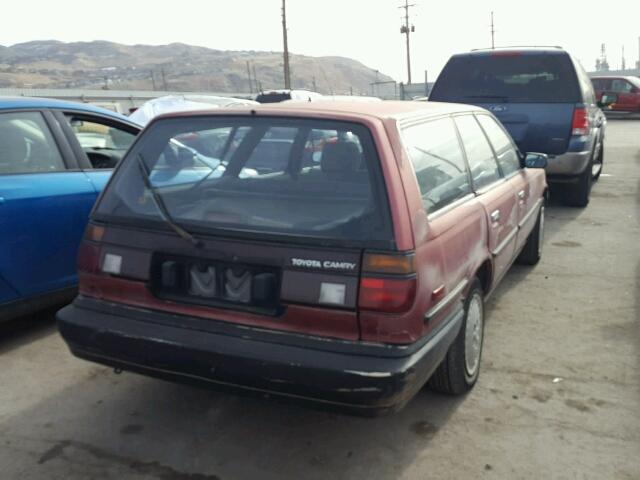 JT2SV21WXK0295998 - 1989 TOYOTA CAMRY DLX MAROON photo 4