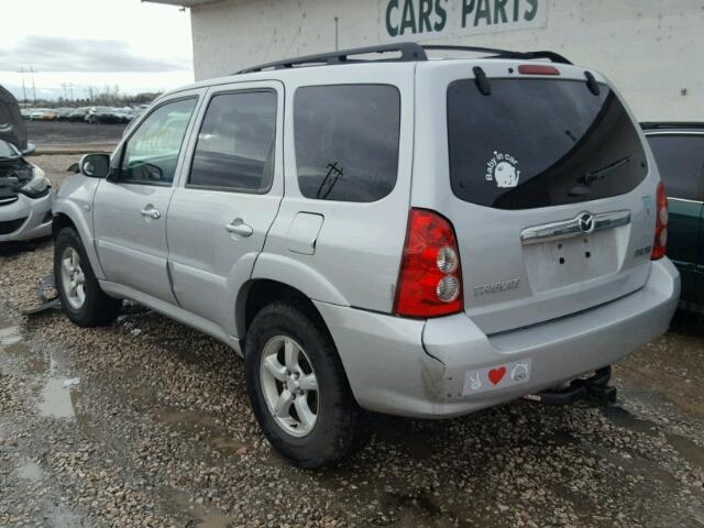 4F2YZ941X6KM17302 - 2006 MAZDA TRIBUTE S SILVER photo 3