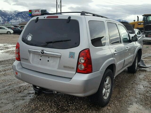 4F2YZ941X6KM17302 - 2006 MAZDA TRIBUTE S SILVER photo 4