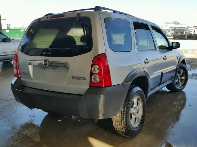 4F2YZ02Z36KM02581 - 2006 MAZDA TRIBUTE I SILVER photo 4