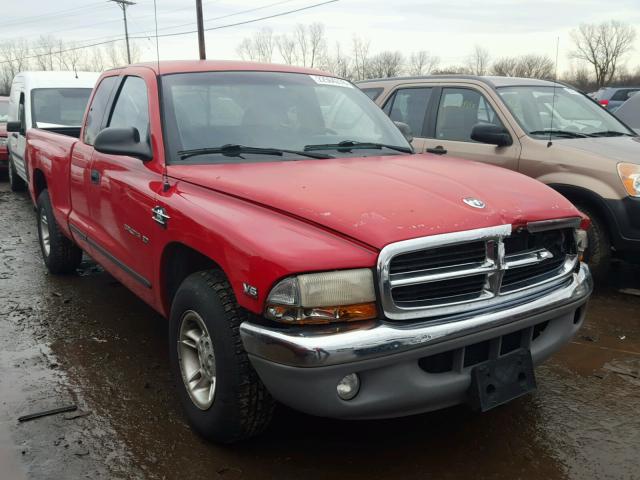 1B7GL22X0XS110525 - 1999 DODGE DAKOTA RED photo 1