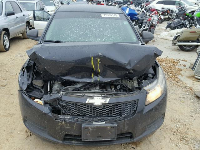 1G1PC5SH7B7117146 - 2011 CHEVROLET CRUZE LS BLACK photo 9