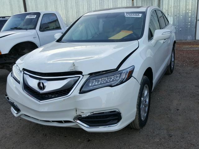 5J8TB3H36JL006782 - 2018 ACURA RDX BASE WHITE photo 2