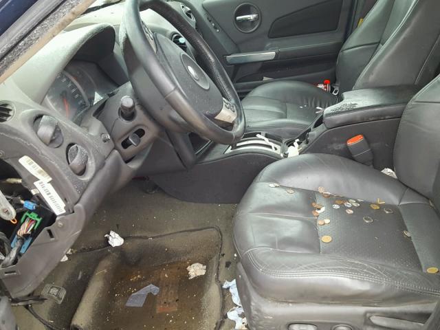 2G2WR524X41352904 - 2004 PONTIAC GRAND PRIX BLUE photo 5