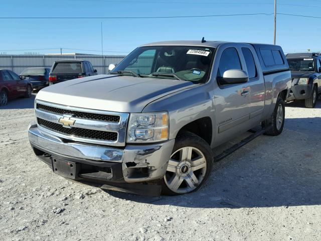 2GCEC19J581129463 - 2008 CHEVROLET SILVERADO GRAY photo 2