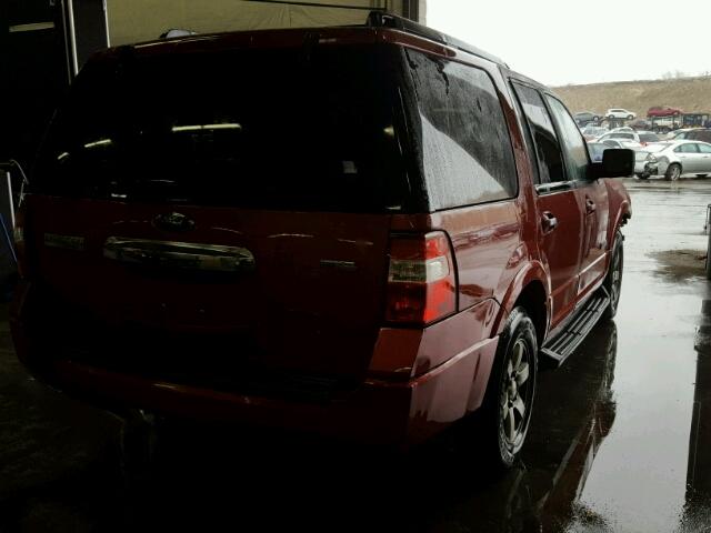 1FMFU16518LA32713 - 2008 FORD EXPEDITION RED photo 4