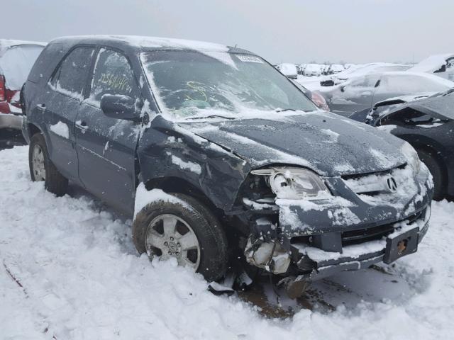 2HNYD18275H556919 - 2005 ACURA MDX GRAY photo 1