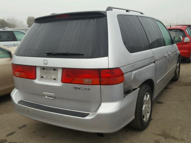 2HKRL18611H564337 - 2001 HONDA ODYSSEY EX SILVER photo 4