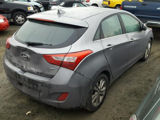 KMHD35LE8DU024988 - 2013 HYUNDAI ELANTRA GT GRAY photo 4