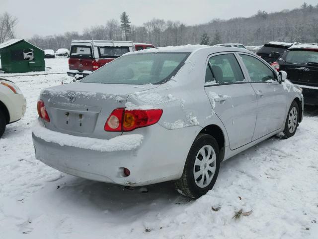 1NXBU4EE3AZ229254 - 2010 TOYOTA COROLLA BA GRAY photo 4