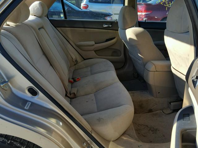 3HGCM56384G700254 - 2004 HONDA ACCORD LX TAN photo 6