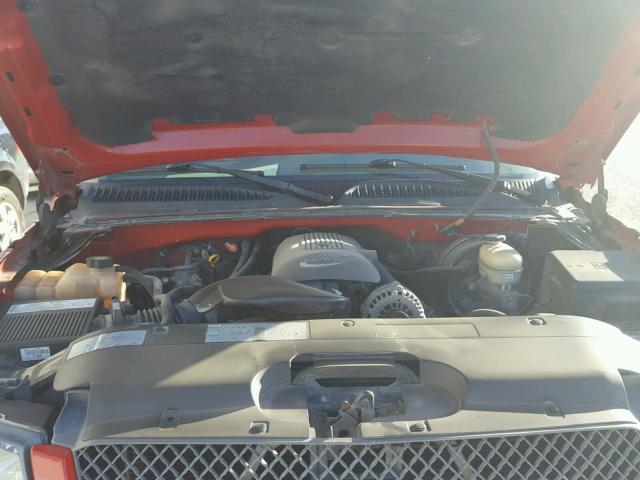 2GCEK13T351398232 - 2005 CHEVROLET SILVERADO RED photo 7