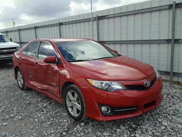 4T1BF1FK6CU533047 - 2012 TOYOTA CAMRY BASE RED photo 1