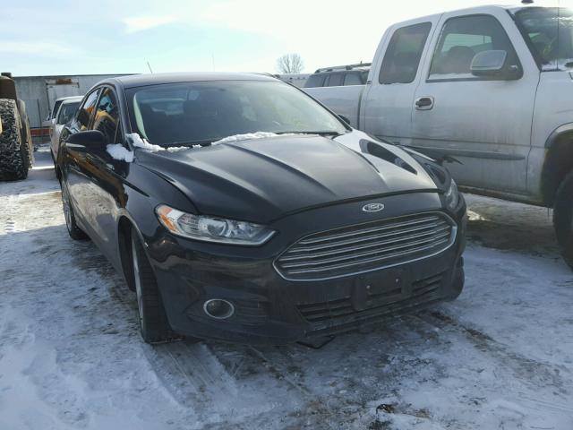 3FA6P0HD0ER114980 - 2014 FORD FUSION SE BLUE photo 1