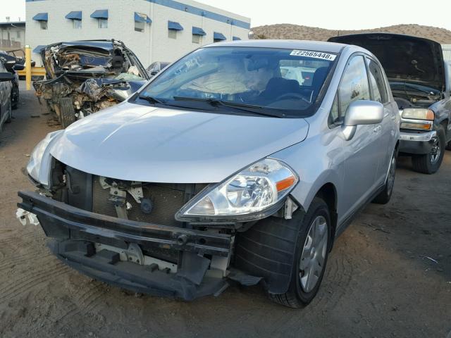 3N1BC1AP3BL377397 - 2011 NISSAN VERSA S SILVER photo 2