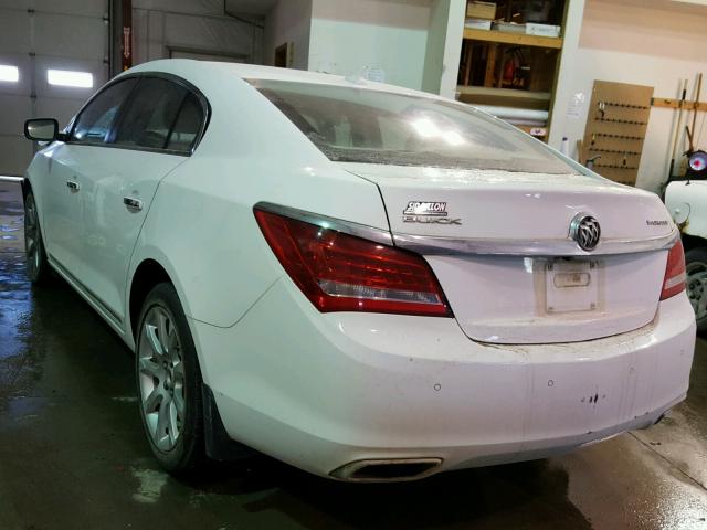 1G4GB5G3XEF218792 - 2014 BUICK LACROSSE WHITE photo 3