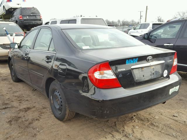 4T1BE32K14U376422 - 2004 TOYOTA CAMRY LE BLACK photo 3