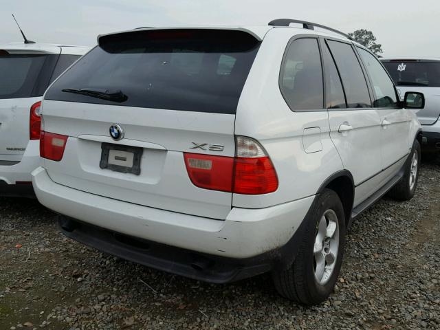 WBAFA53521LM76792 - 2001 BMW X5 3.0I WHITE photo 4