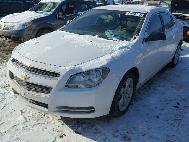 1G1ZG57B294200626 - 2009 CHEVROLET MALIBU LS WHITE photo 2