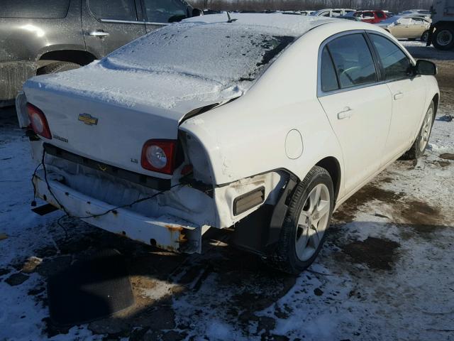 1G1ZG57B294200626 - 2009 CHEVROLET MALIBU LS WHITE photo 4