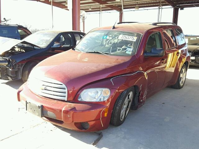 3GNCA13D38S724453 - 2008 CHEVROLET HHR LS RED photo 2