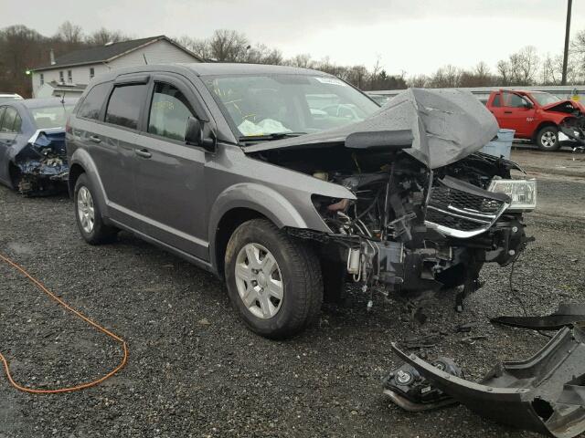 3C4PDCAB6CT203731 - 2012 DODGE JOURNEY SE GRAY photo 1