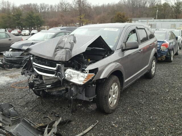 3C4PDCAB6CT203731 - 2012 DODGE JOURNEY SE GRAY photo 2