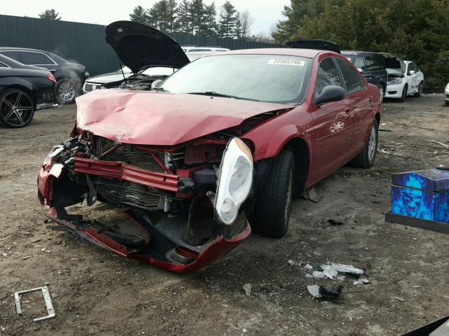 1C3EL46X66N176429 - 2006 CHRYSLER SEBRING RED photo 2