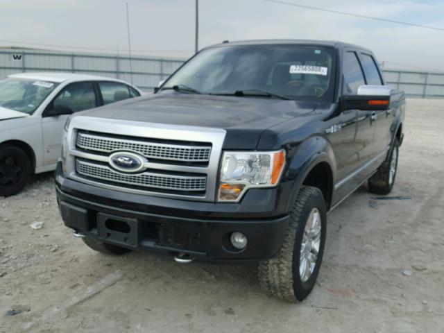 1FTFW1EV3AFD54581 - 2010 FORD F150 SUPER BLACK photo 2