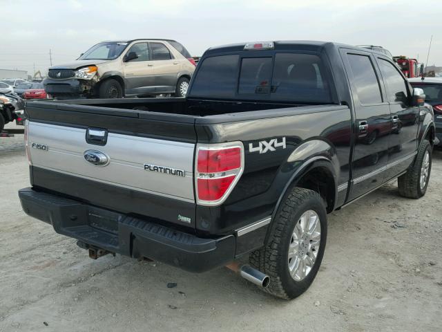 1FTFW1EV3AFD54581 - 2010 FORD F150 SUPER BLACK photo 4