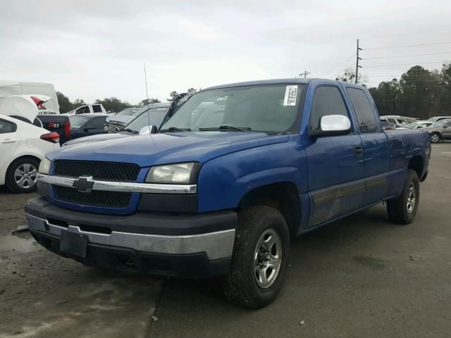 2GCEK19V941102444 - 2004 CHEVROLET SILVERADO BLUE photo 2