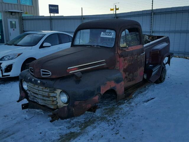 BD83115019546 - 1950 FORD TRUCK RED photo 2