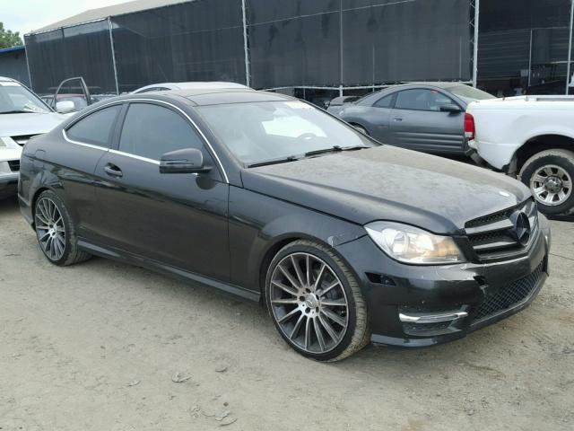 WDDGJ4HB7CF787433 - 2012 MERCEDES-BENZ C 250 BLACK photo 1