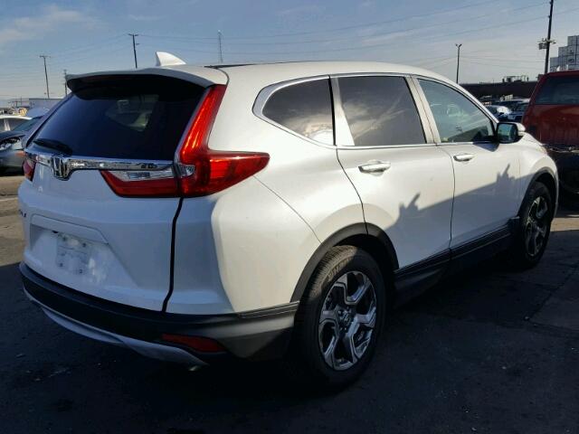 2HKRW1H55HH502108 - 2017 HONDA CR-V EX WHITE photo 4