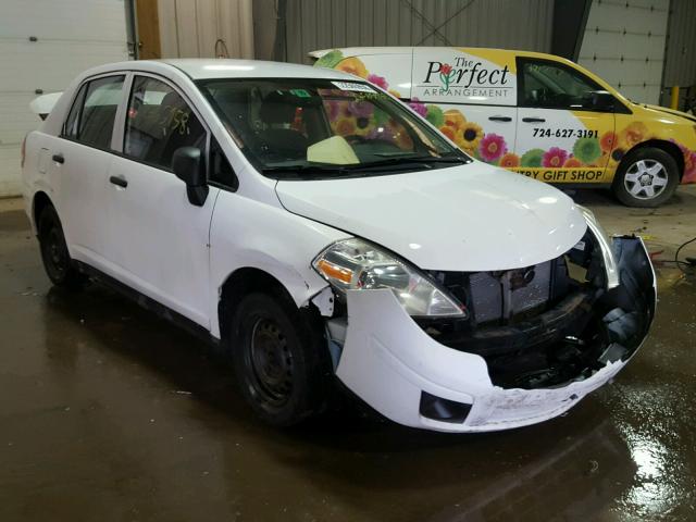 3N1CC11E19L471257 - 2009 NISSAN VERSA S WHITE photo 1