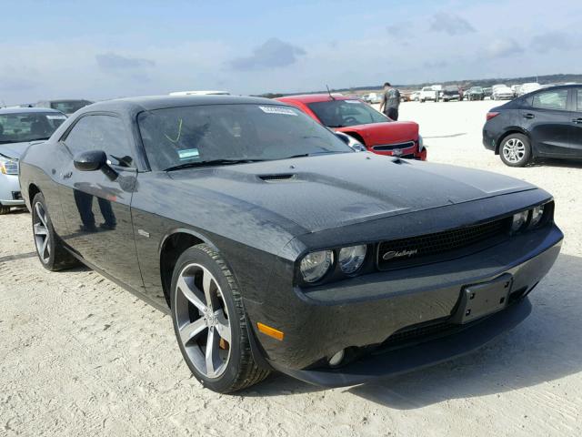 2C3CDYAG0EH218720 - 2014 DODGE CHALLENGER BLACK photo 1