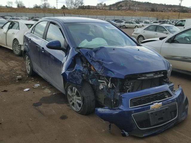 1G1JC5SG8E4219672 - 2014 CHEVROLET SONIC LT BLUE photo 1