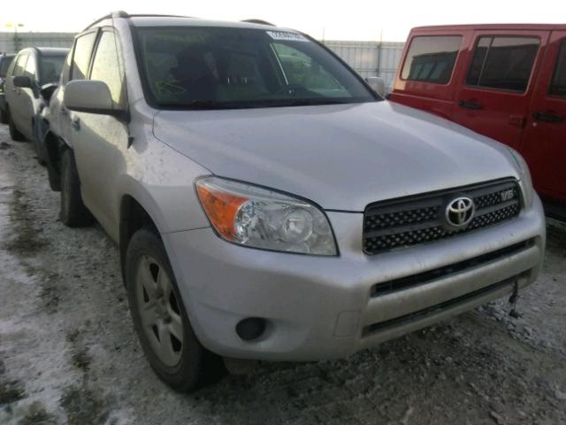 JTMBK33V076027847 - 2007 TOYOTA RAV4 SILVER photo 1