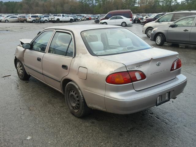 2T1BR12E3YC307340 - 2000 TOYOTA COROLLA VE BEIGE photo 3